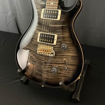 PRS Custom 22 CU-22 2017 - Charcoal Burst 85/15 Birds Pattern Regular image 4