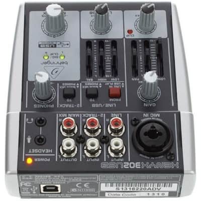 Behringer Xenyx 302 Usb Mixer Passivo 5 Ingressi + Interfaccia Audio Usb + Software Tracktion image 3