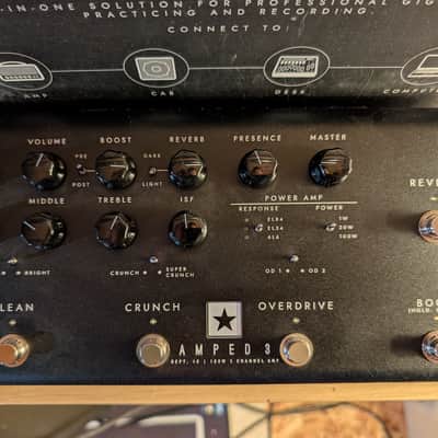 Blackstar AMPED 3 3-Channel 100-Watt Pedalboard Guitar Amp Head 2023 - Present - Black image 2