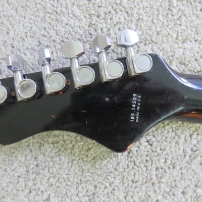 Vintage 1960s Silvertone Danelectro Coral Guitar Long Horn Sunburst Electric Holy Weirdsville image 8