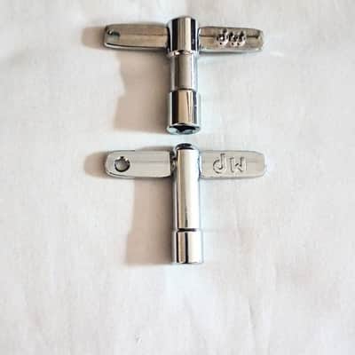 DW MANUAL DRUM KEYS (PAIR) - CHROME - FREE SHIP TO C-USA! image 6