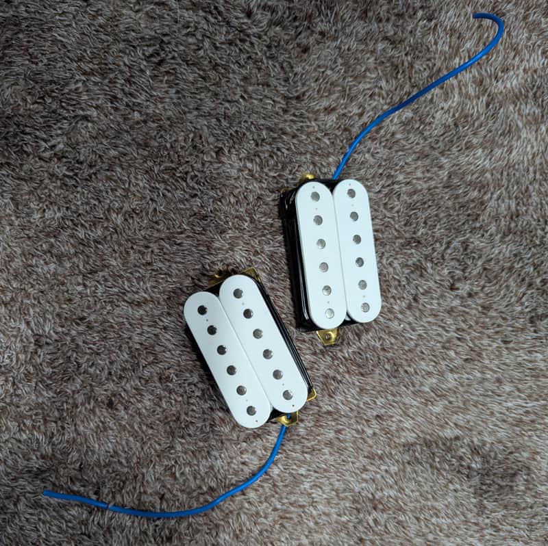 KRAMER® PACER CLASSIC WHITE BRIDGE & NECK HUMBUCKER PAIR EPIPHONE ESP image 1