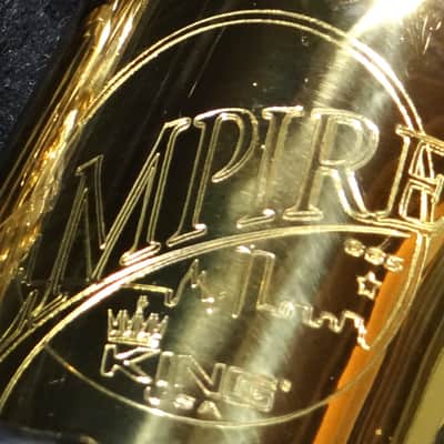 King Empire USA Alto Sax Empire 1990,s - Laquer Brass image 3