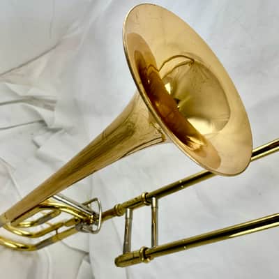 Yamaha YSL-356R Tenor Trombone with F Attachment 2000s - Brass image 6