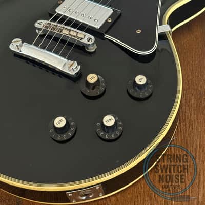 Greco Les Paul, Ebony (Black), Vintage 1974, Made In Japan, EG380B image 5