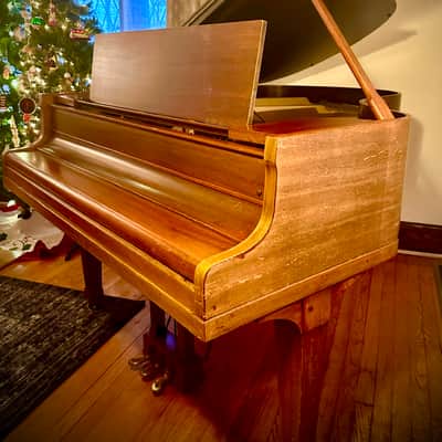 GORGEOUS J & C FISCHER Midcentury Modern Baby Grand Piano- Good condition- 1920’s-1930’s image 2