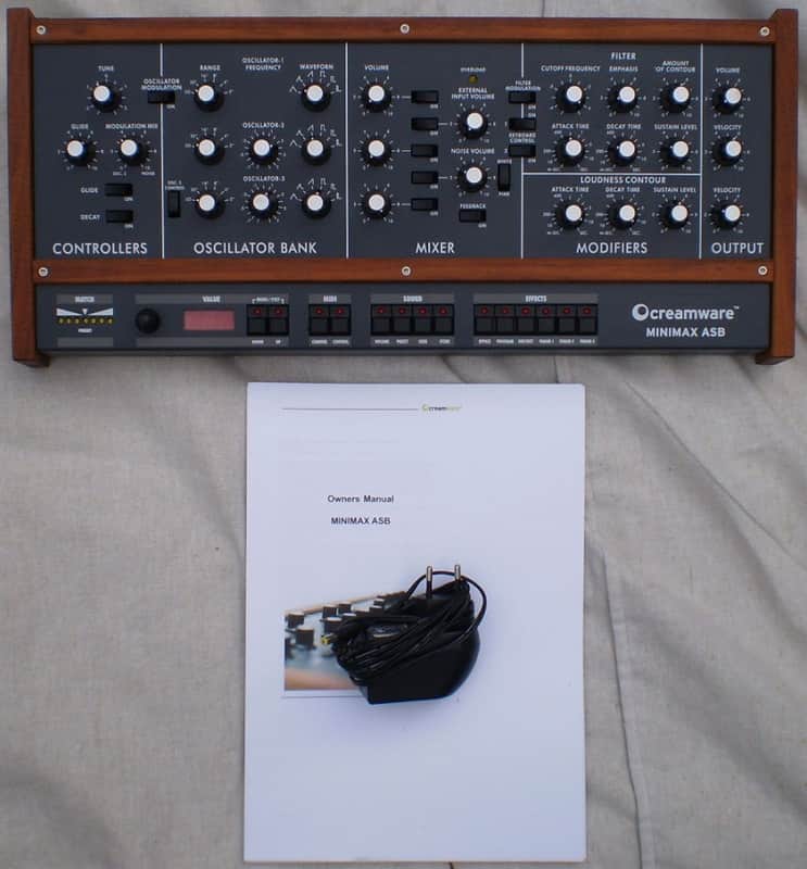 Creamware Minimax ASB Minimoog in desktop image 1