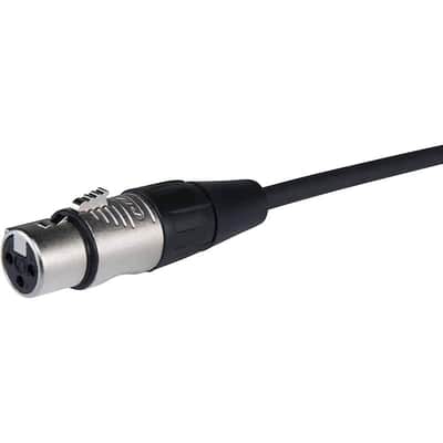 Livewire Essential XLR Microphone Cable - Regular 3 ft. Black SM3 XLR Female XLR Male image 3