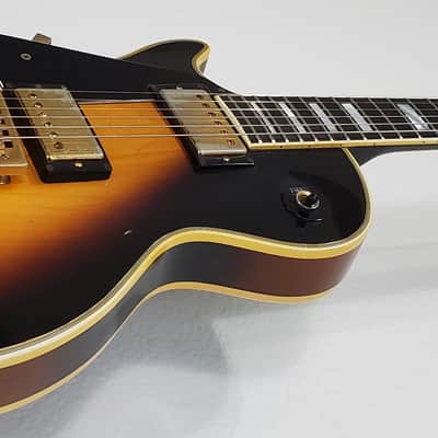 1979 Gibson Les Paul Custom Left-Handed Lefty Tobacco Sunburst Vintage Electric Guitar image 5