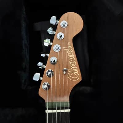 Charvel Super-Stock DKA22 2PT EB (2024) Black w/ HSC image 8