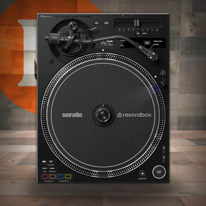 Photos - Turntable Pioneer DJ PLX-CRSS12 Direct Drive  with DVS Control ... Black 