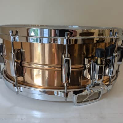 Peace Bronze 14x5.5" Snare with Diecast Hoops - Bronze image 5