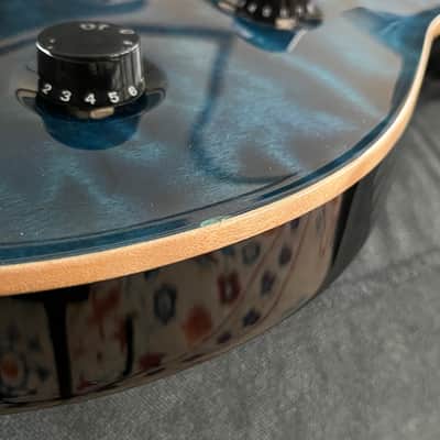 2004 PRS Single Cut - Blue Transparent image 15