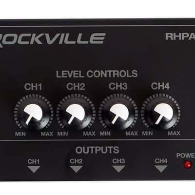 (4) Rockville PRO-E70 80 Ohm Closed-Back Studio Headphones+Headphone Amplifier image 3