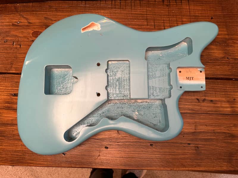 MJT Jazzmaster Standard Rout, Turquoise Blue image 1