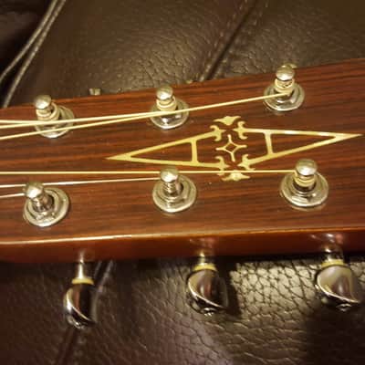 Vintage Alvarez 5022 Handmade In Japan Aged Top Acoustic Dreadnought (Martin Copy) Soft V-Neck image 9