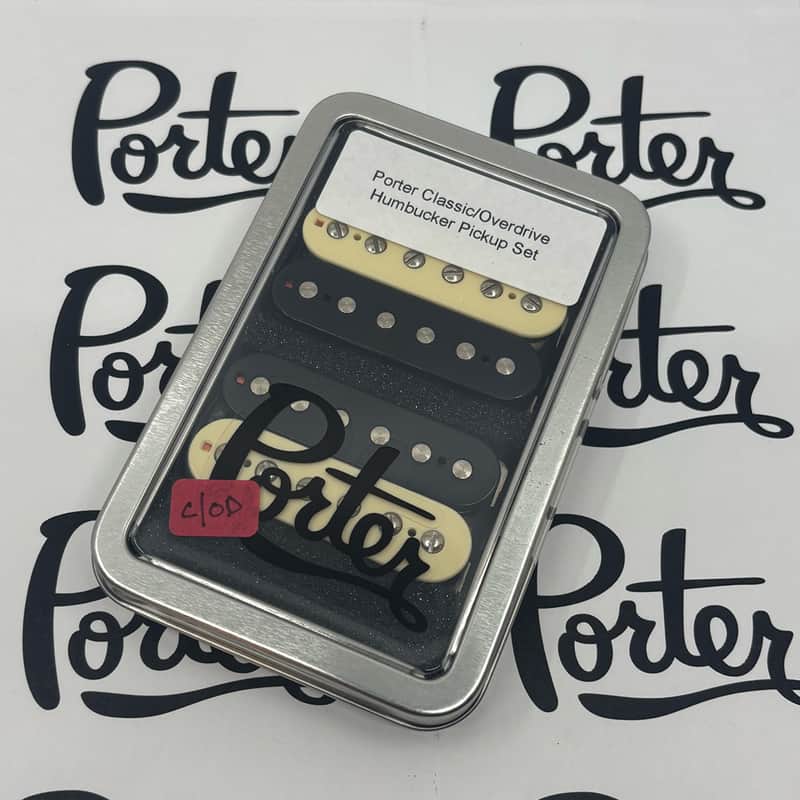 Porter Standard Classic/Overdrive Humbucker Pickup Set - Zebra image 1