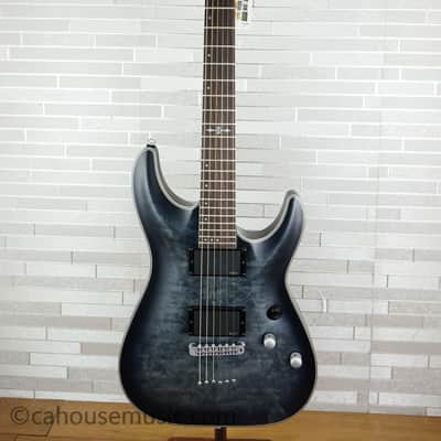 Schecter C-1 Platinum - See-Thru Black Satin image 10