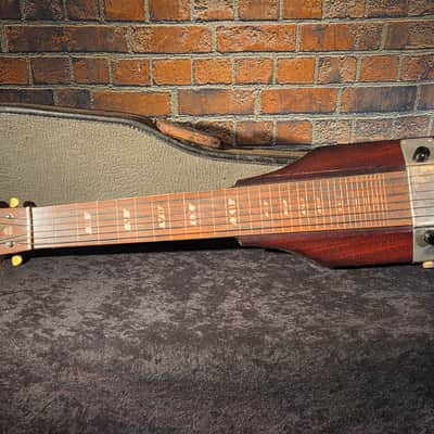 Vintage 1930s Dobro Lap Steel Electric Guitar w/ Original Chipboard Case image 1