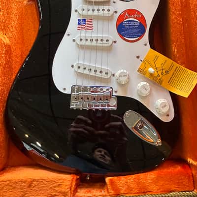 Fender Eric Clapton Artist Series Stratocaster Vintage Noiseless Pickups  Black #US22140671 8lbs 1.5 oz image 9