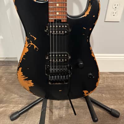 Charvel Charnel Pro-Mod Relic San Dimas Style 1 HH FR -Black 2024 - Weathered Black image 1