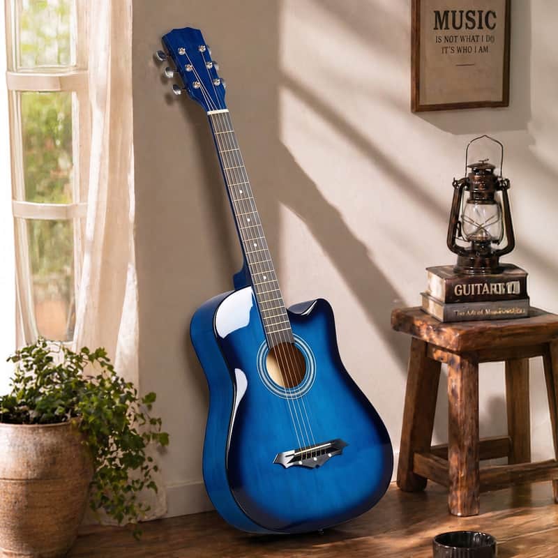 🎸Classical/38 Inch Acoustic Guitar +Soft Case/Gig Bag +Tuner +Strap +Picks!🎸 image 1