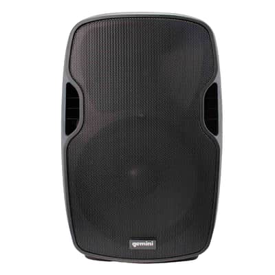 Gemini AS-2115BT 15" Powered/Active DJ PA Speaker Pair + Cables + Stands image 6