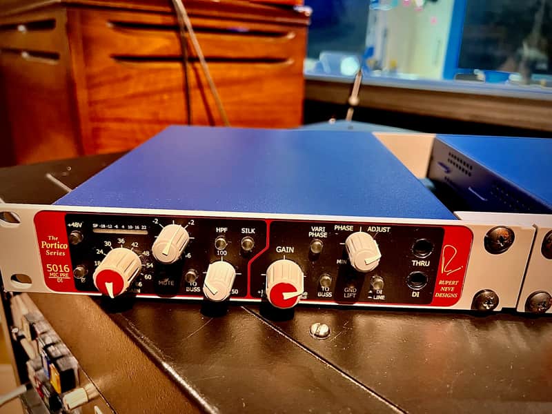 Rupert Neve Designs Portico 5016 Mic Preamp / DI with Variphase 2006 - 2008 Red / Blue image 1