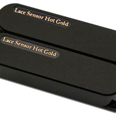 Lace Sensor Hot Gold Dually Bridge pickup - black image 2