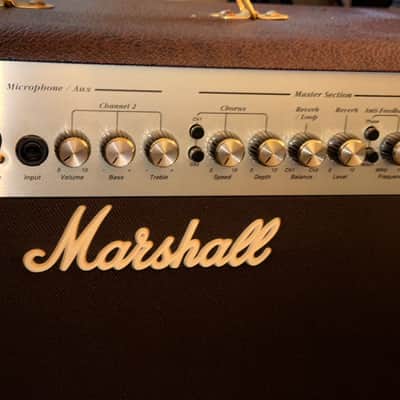 Marshall a-50 Acoustic Amp - Brown Tolex image 4