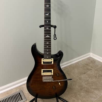 PRS SE Custom 24 2021 - Present Black Gold Burst image 1