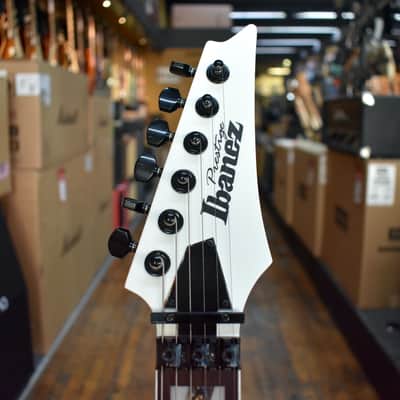 Ibanez Prestige RG653DX Electric Guitar White Flat w/Hard Case image 7