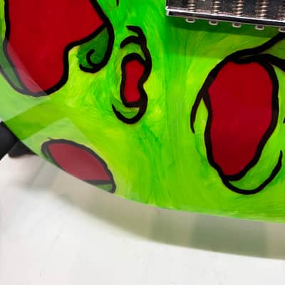 Custom Painted Fender Mex Partscaster Telecaster with unique paint job Estate Guitar Sale! image 8