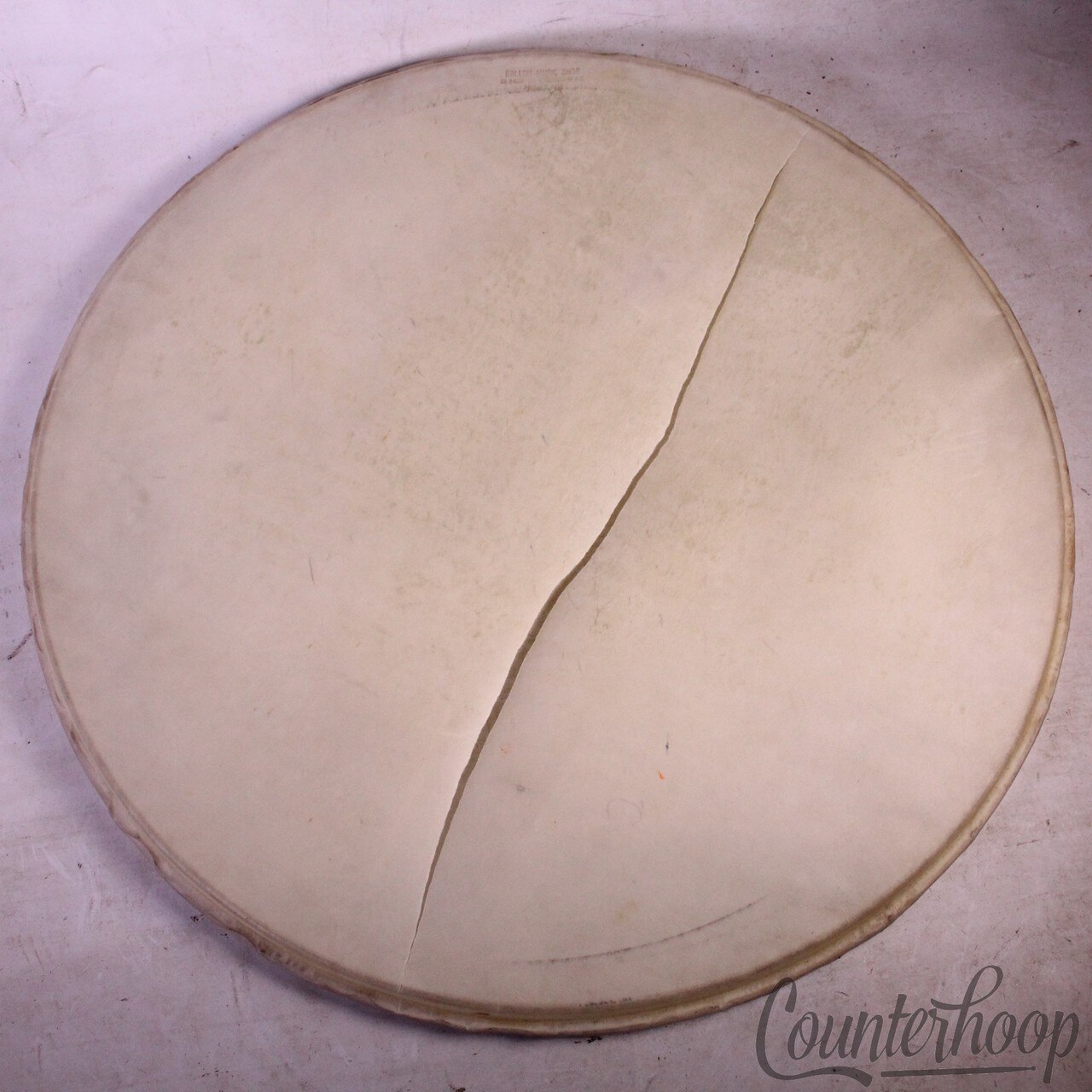 24" Calf Skin Head Ballou Music Shop Dayton, OH Vintage 50s Rogers 1Ply Maple* — main photograph