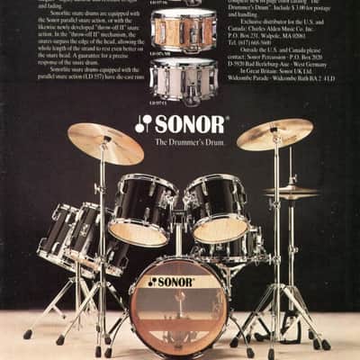 Vintage Sonor Lite 14"x12" Rack Tom - May 1984 - Black Lacquer - 100% Original / Very Good+ image 17