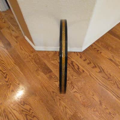 Rogers Vintage Rogers 20 inch bass drum gold sparkle inlay 1960s holiday series excellent! image 5