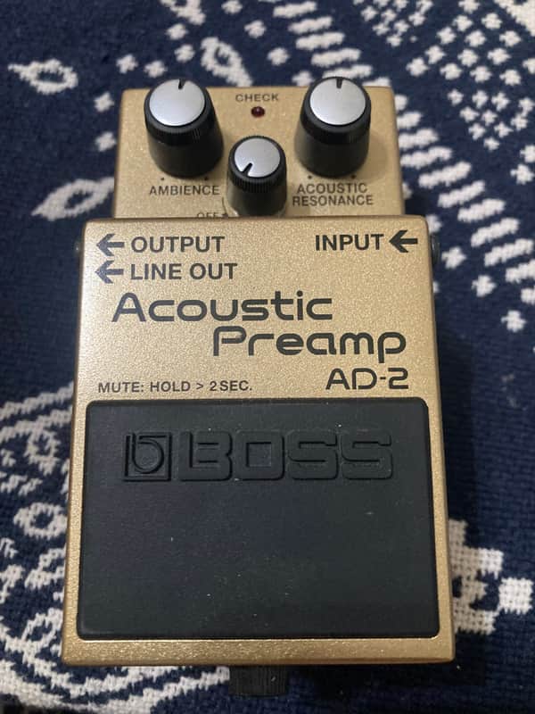 Boss AD-2 Acoustic Preamp Pedal 2016 - Present - Bronze image 1
