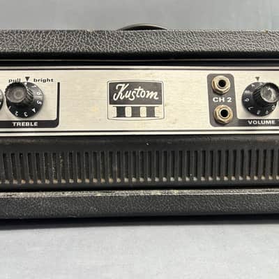 Kustom III Vintage Bass Head 1970's - Black Model: 111-b image 3