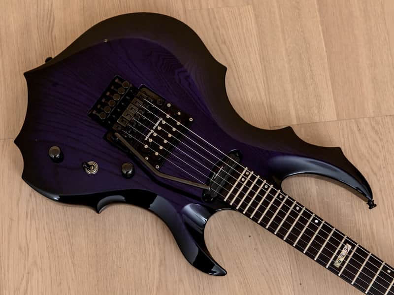 2000 ESP Forest-GT Electric Guitar See Thru Purple Japan w