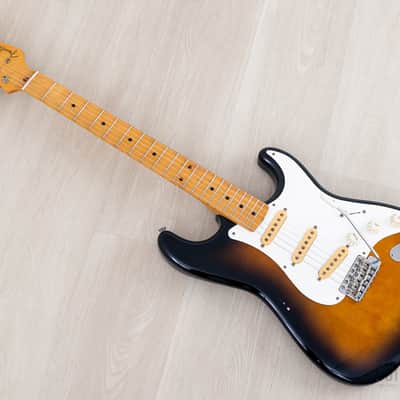 1987 Fender Stratocaster ‘57 Vintage Reissue ST57-55 Sunburst 100% Original w/ Case, Japan MIJ Fujigen image 11