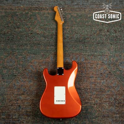 2017 Fender Traditional 60s Stratocaster Made in Japan Rare Candy Tangerine image 4