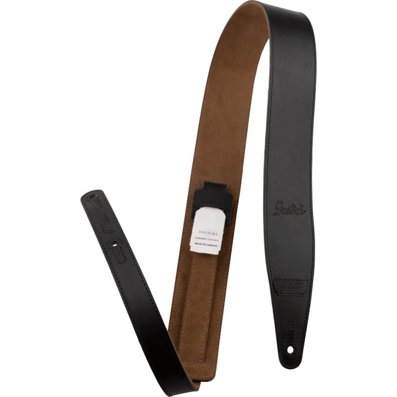 Gretsch 3" Script Logo Leather Guitar Strap image 1