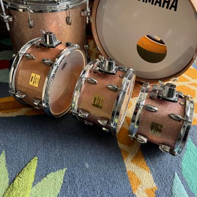 Yamaha Maple Custom Absolute- Made in Japan – Pink Champagne Sparkle (RARE) image 8