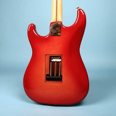 Fender Stratocaster Str-75r Electric Guitar Made in Japan Gold Floyd image 15