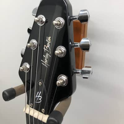 Harley Benton Victory-BK 2022 Gloss Black 2022 Flying V Style Guitar image 6