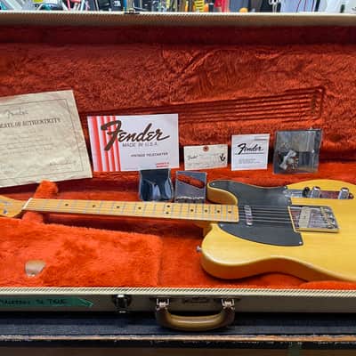 Fender ‘52 Vintage Reissue Telecaster Fullerton 1982 - Blonde image 13