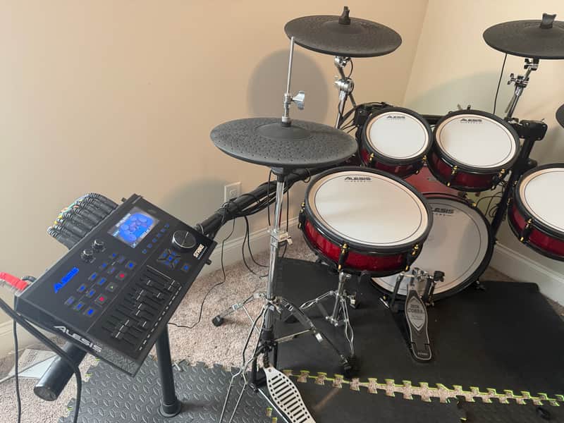 Alesis Strike Pro Special Edition Electronic Drum Set 2010s - Black / Red image 1
