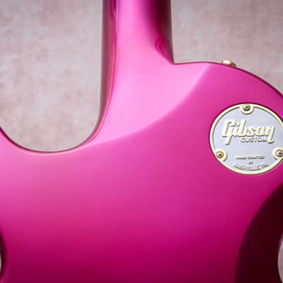 GIBSON USA Custom Shop Special Order Les Paul Axcess Custom "Chrome Pink + Ebony" (2025) image 15