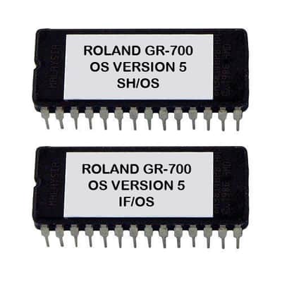 Roland GR-700 Firmware OS version 5  eprom update upgrade GR700 Synth Guitar Rom
