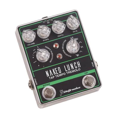 FTelettronica Naked Lunch Tap Tempo Tremolo Black/Green/Aluminum image 3